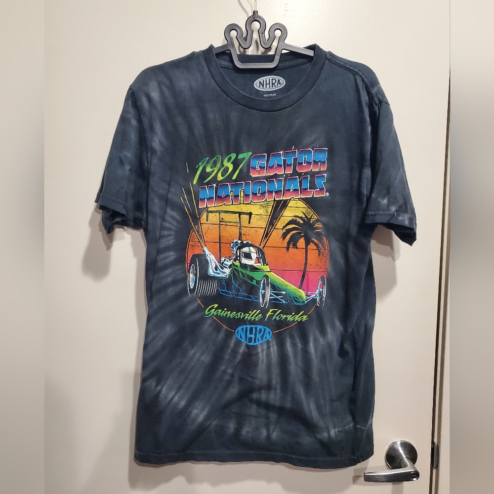 NHRA Racing Black Graphic T-Shirt Medium